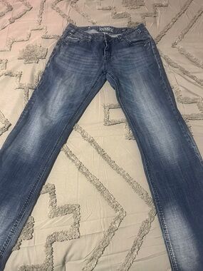 Rock & Roll Cowgirl Women's Blue Boot Cut Jeans